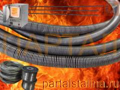 Сменный нагревательный элемент (Спираль нихромовая) 2,8 кВт 380 В для лабораторных печей сопротивления. Сплав Х15Н60 Ø 0,7 мм